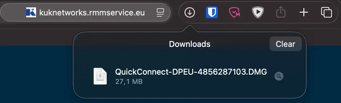 Fernwartungsprogramm unter macOS starten