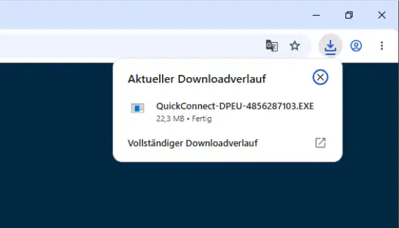 Fernwartungsprogramm unter Windows starten
